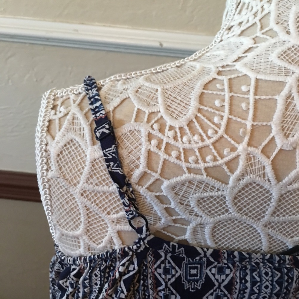 Blue AztecTop (#68) - Picture 3 of 6